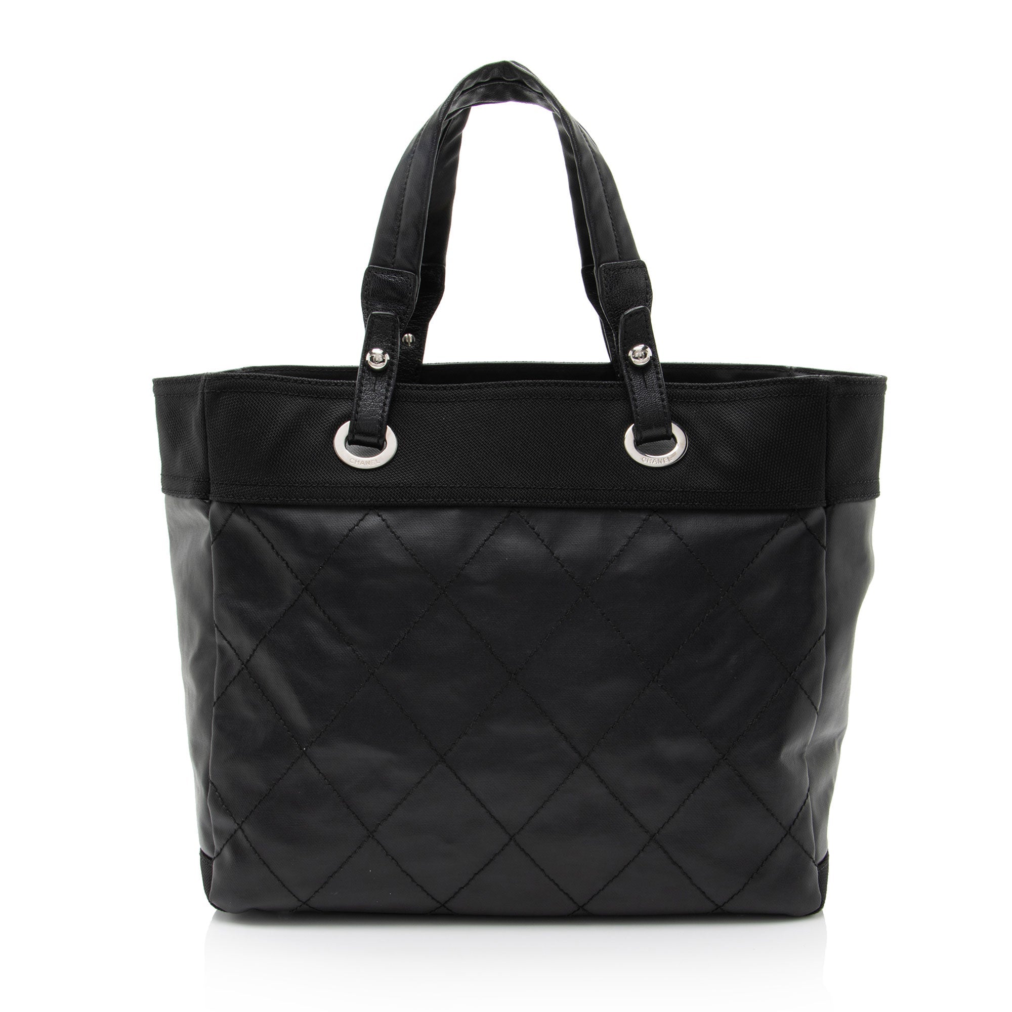 Chanel Coated Canvas Biarritz Tote
