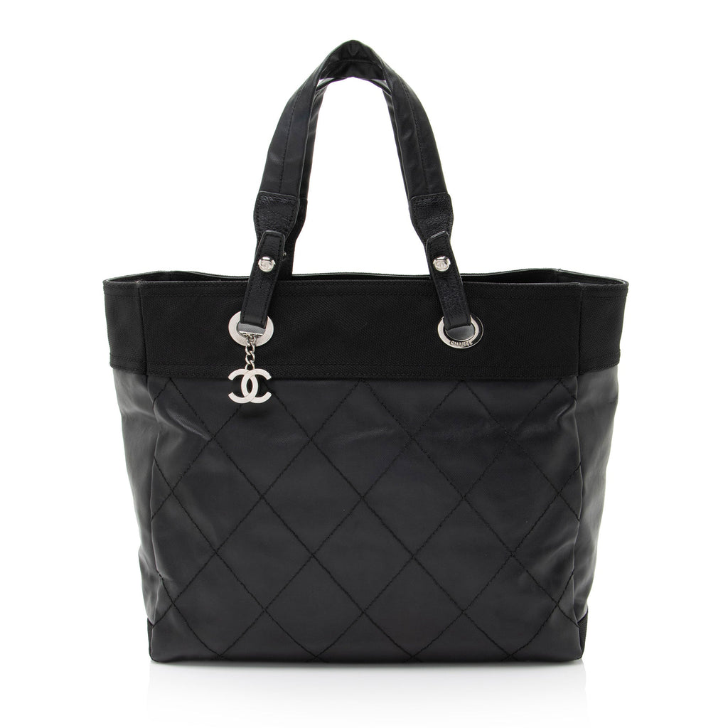 Chanel Coated Canvas Biarritz Tote