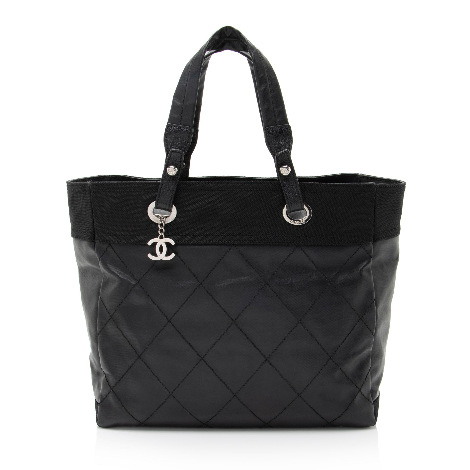 Chanel Coated Canvas Biarritz Tote