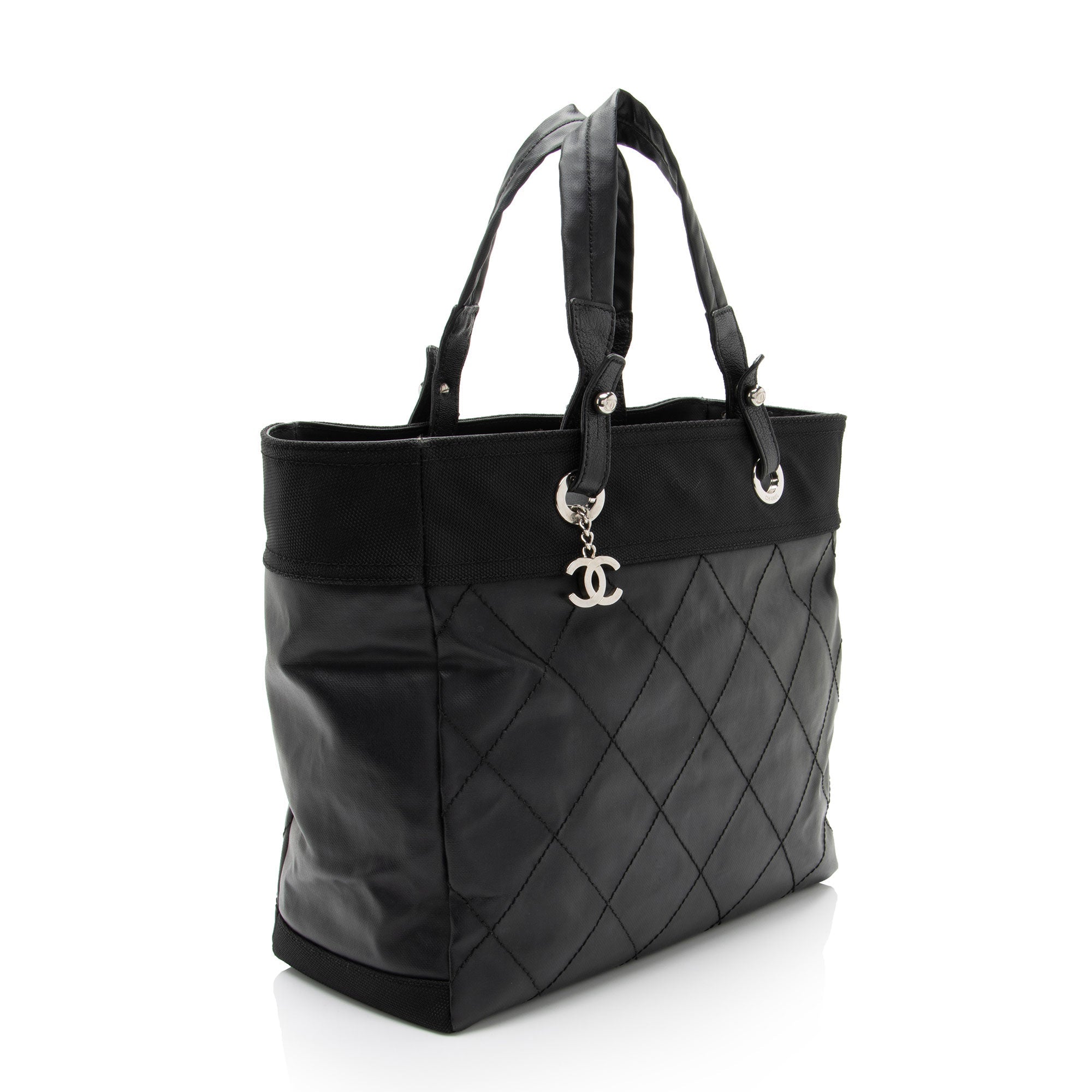 Chanel Coated Canvas Biarritz Tote