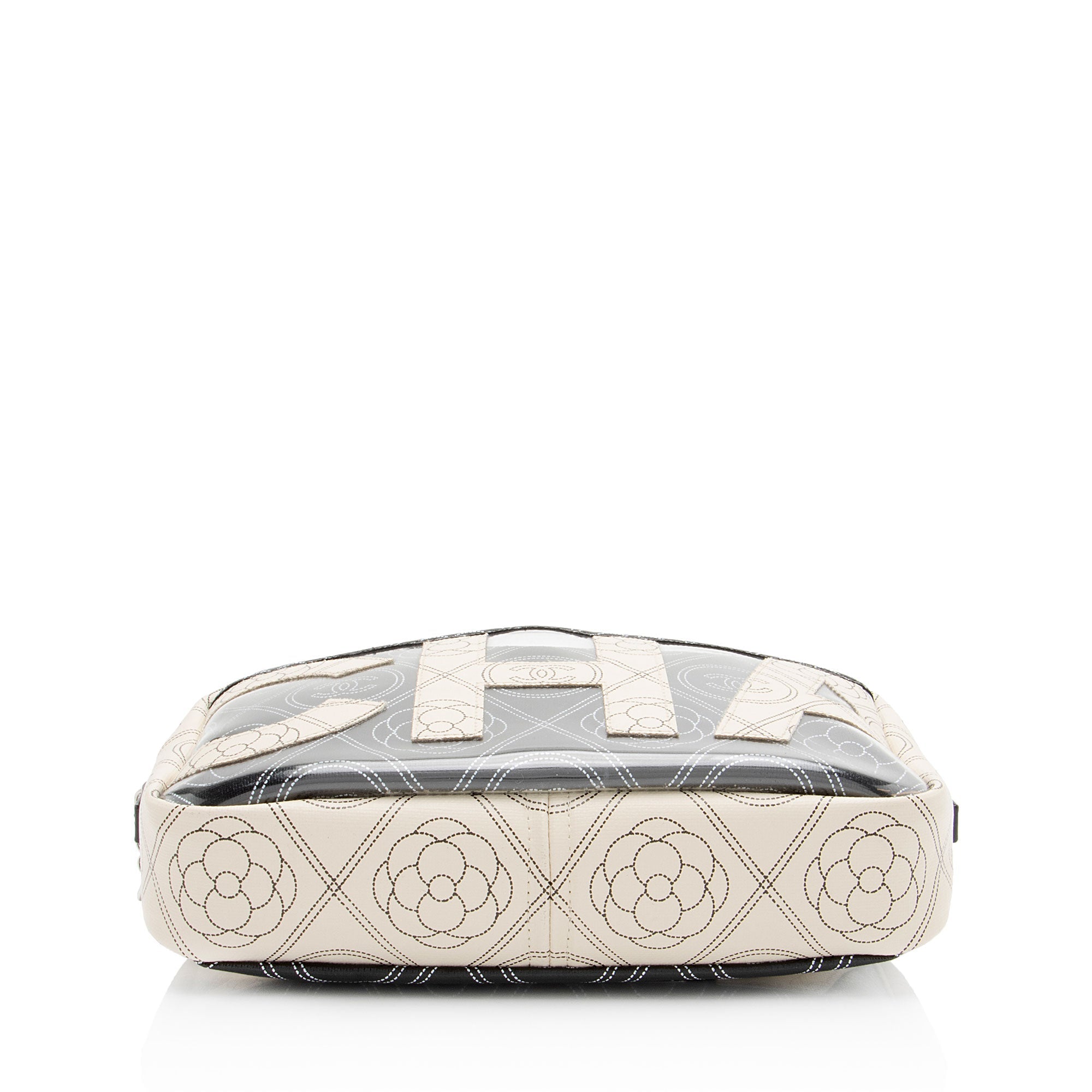 Chanel Coated Canvas Camellia Camera Bag