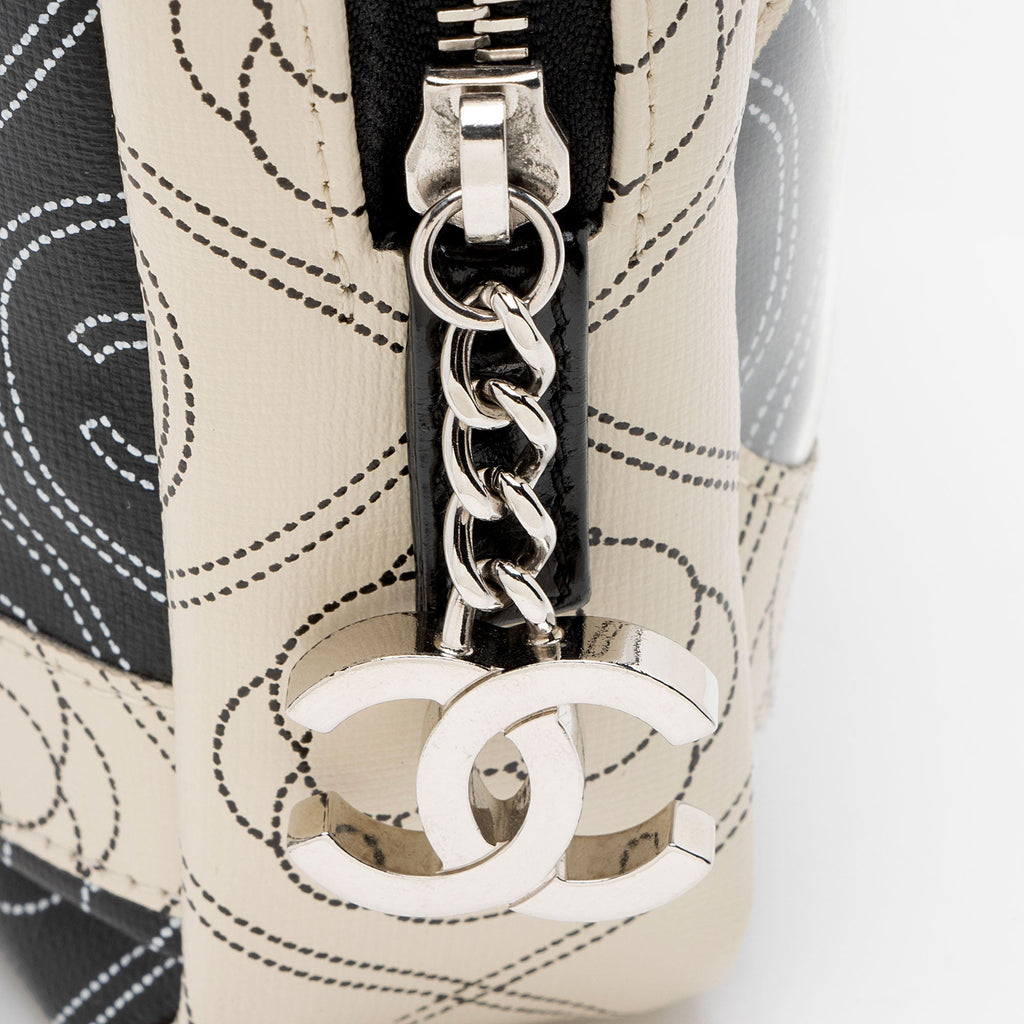 Chanel Coated Canvas Camellia Camera Bag
