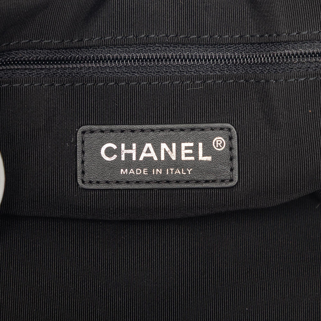 Chanel Coated Canvas La Pausa Bay Shopping Satchel