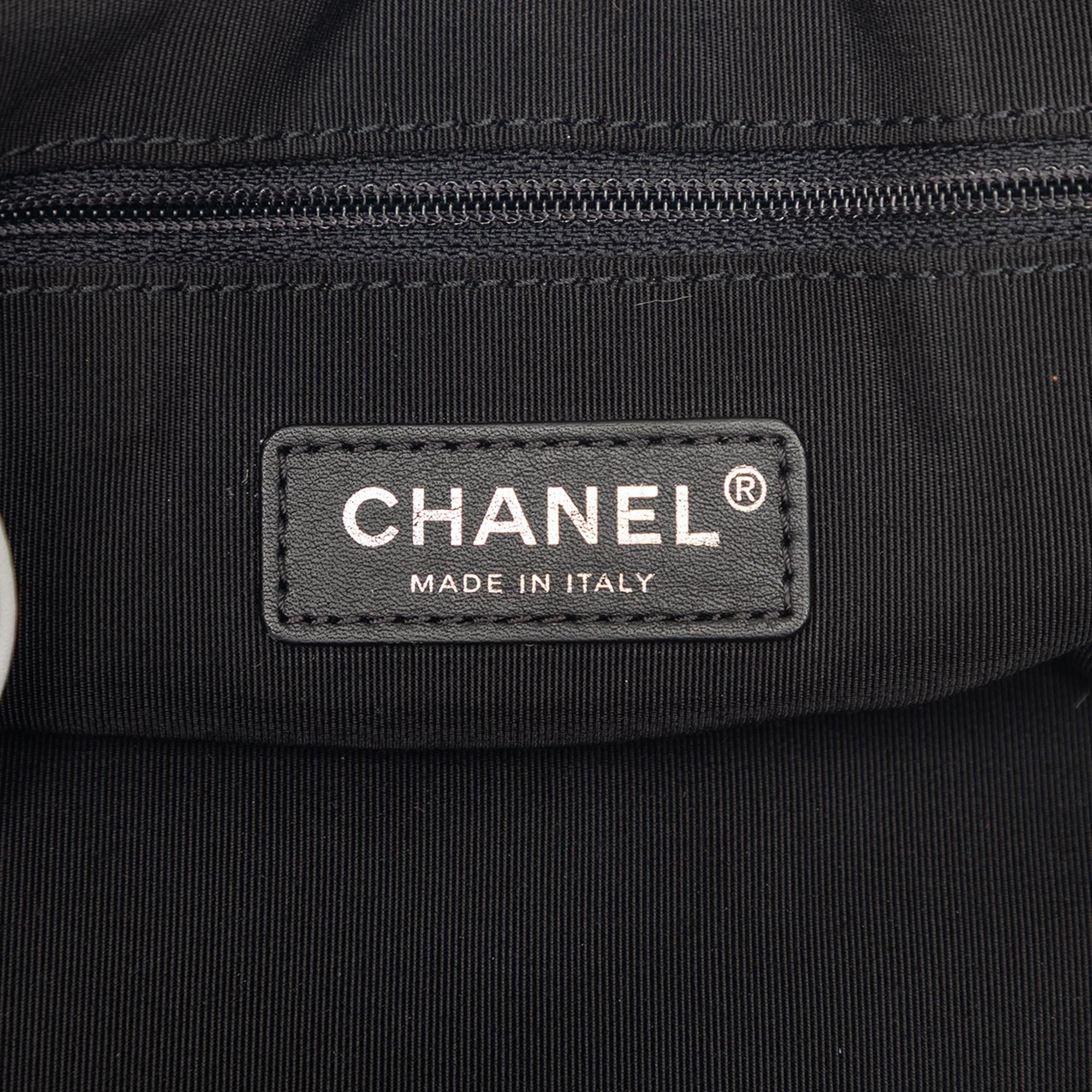 Chanel Coated Canvas La Pausa Bay Shopping Satchel