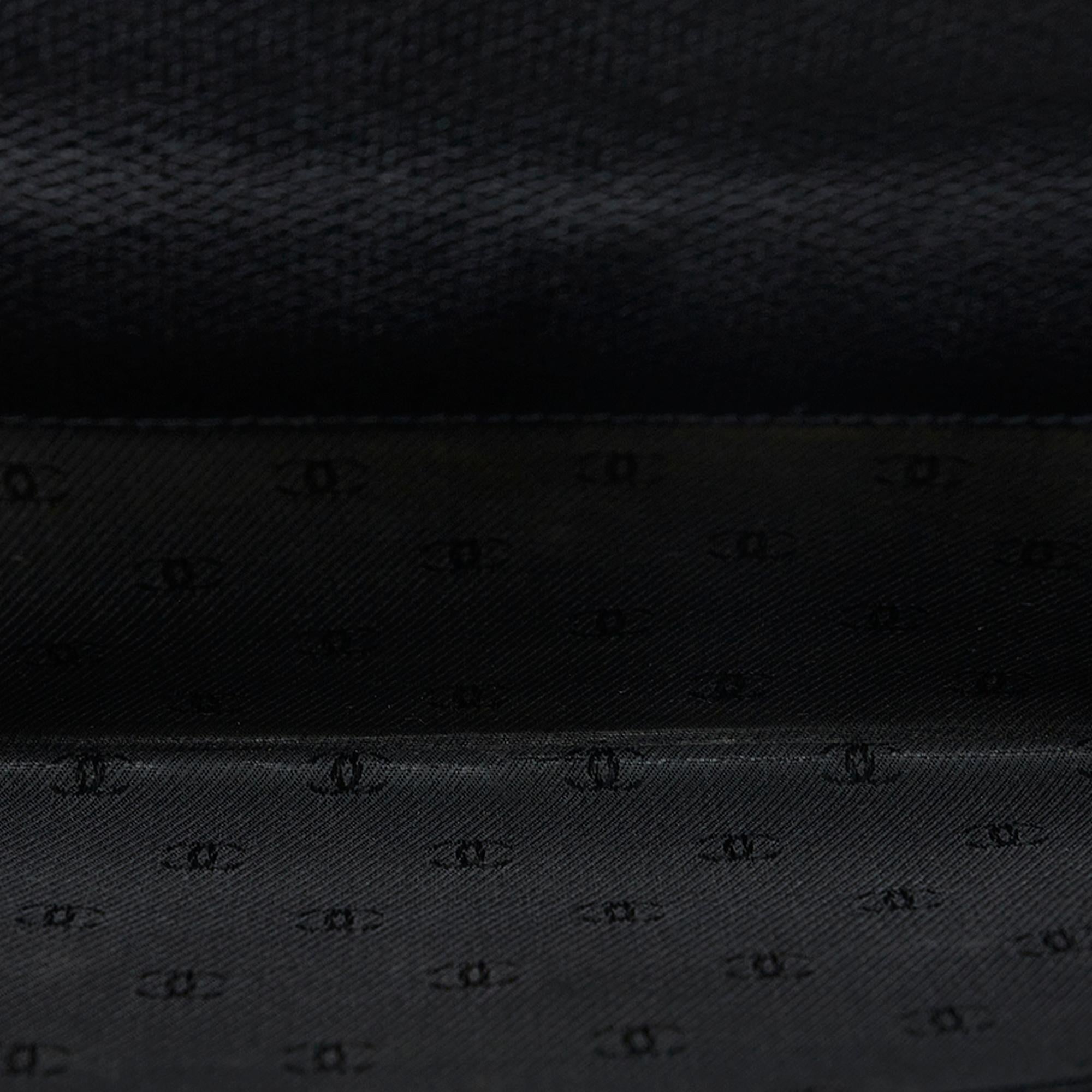 Chanel Coco Button Leather Long Wallet (SHG-Usp4W4)