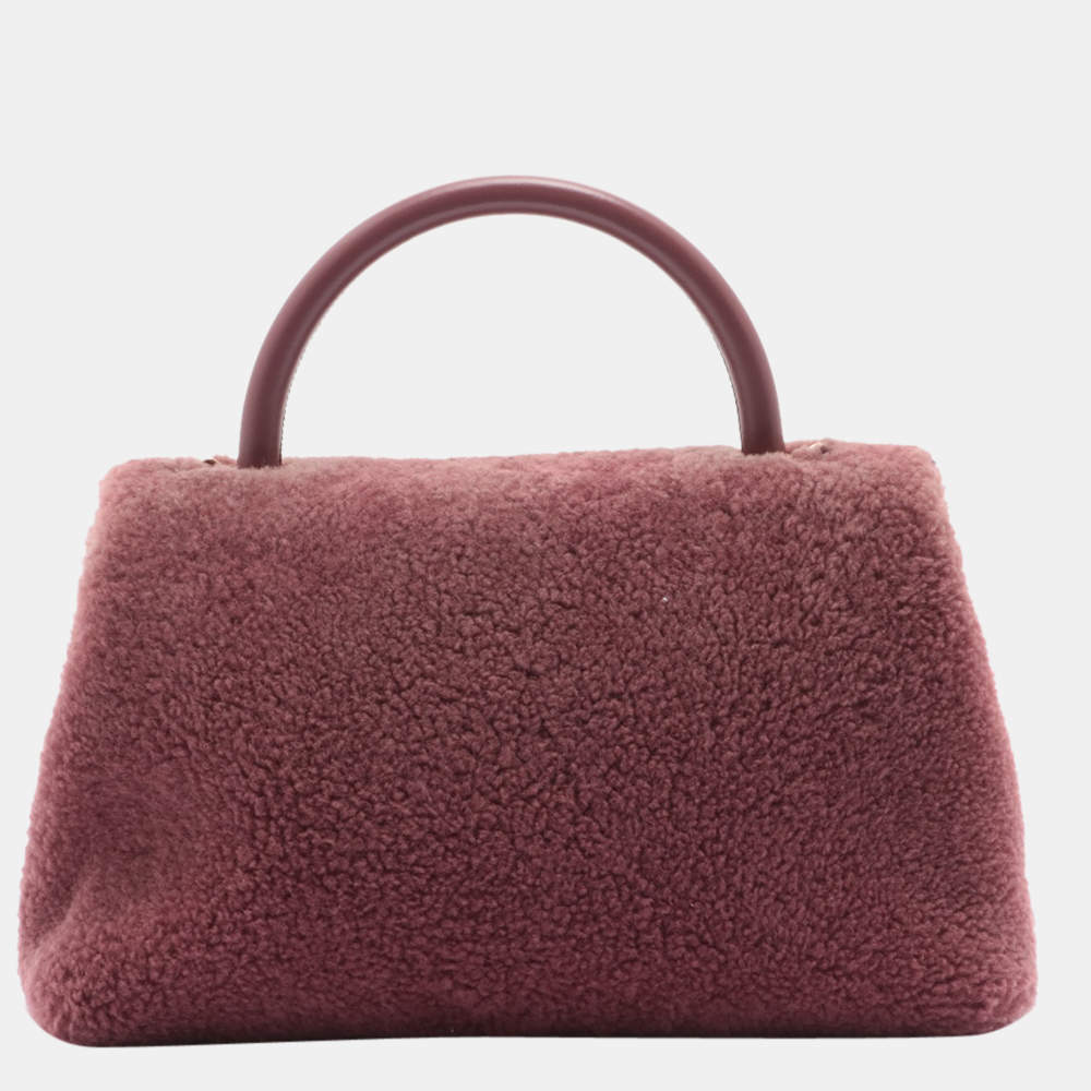 CHANEL COCO HANDLE MOUTON 2WAY HANDBAG