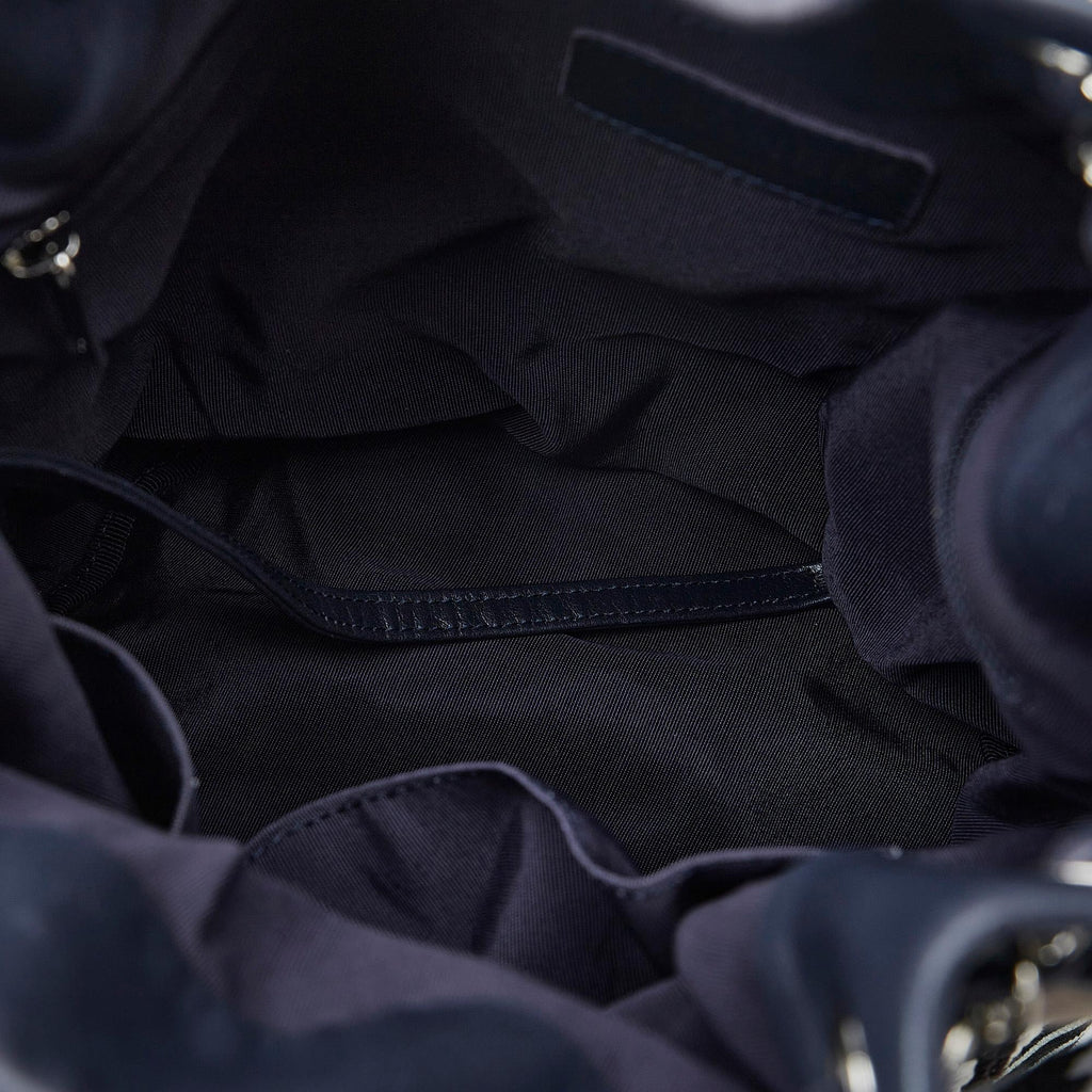 Chanel Cotton Drawstring Bag (SHG-uPFXq7)