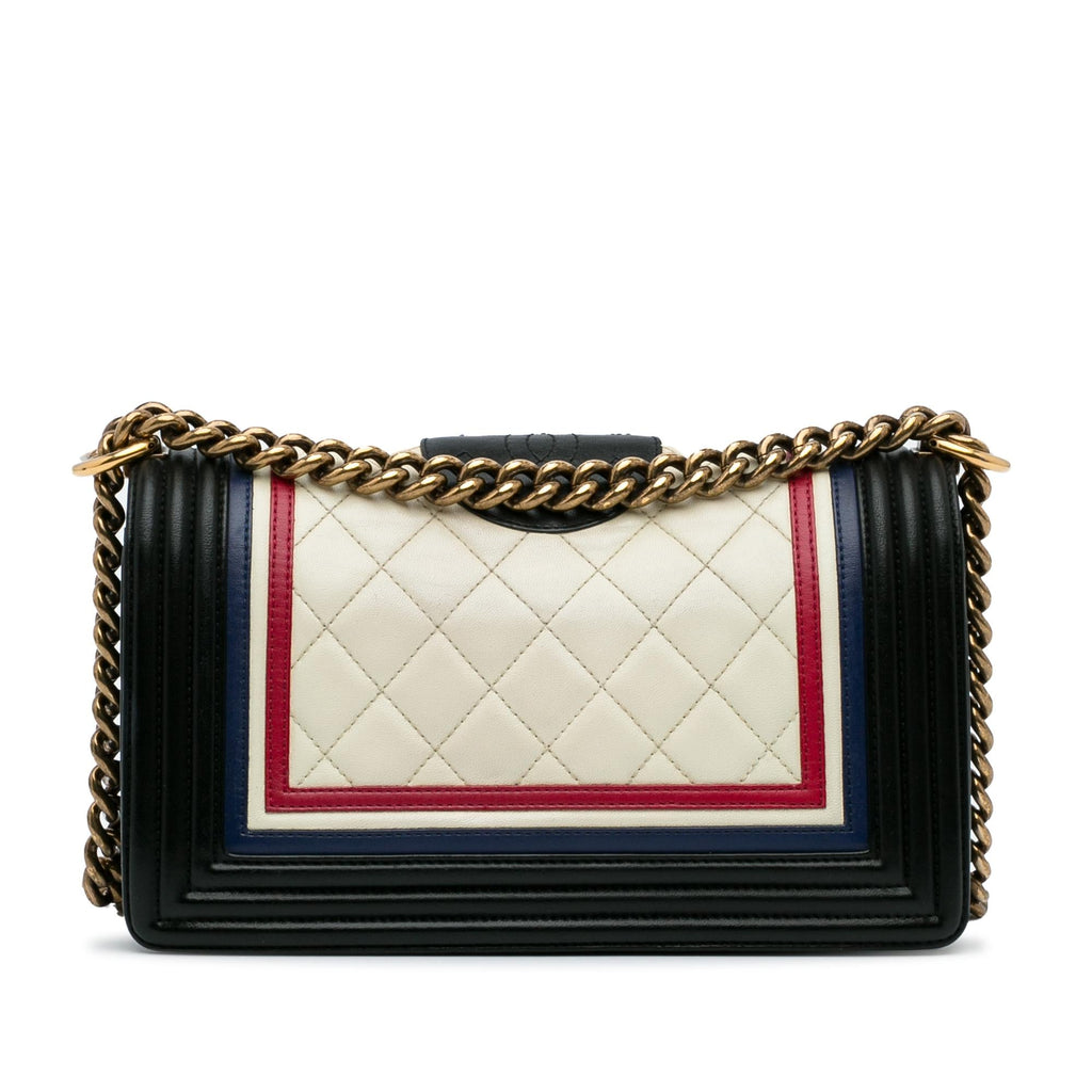 Chanel Crest-Embellished Medium Boy Bag