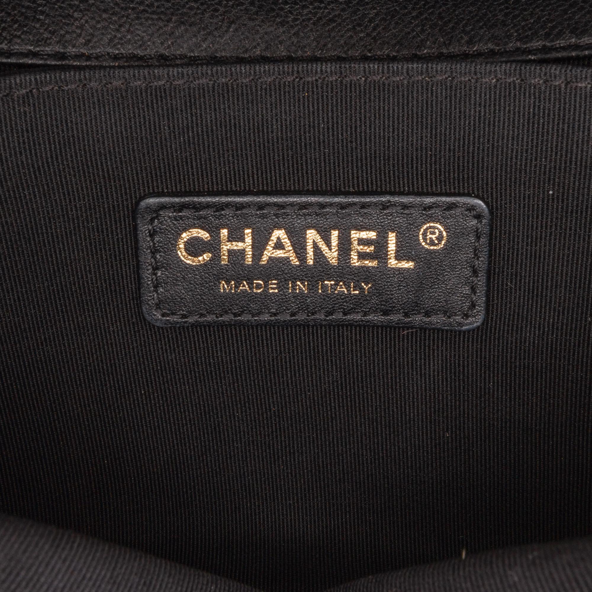 Chanel Crest-Embellished Medium Boy Bag