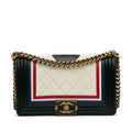 Chanel Crest-Embellished Medium Boy Bag