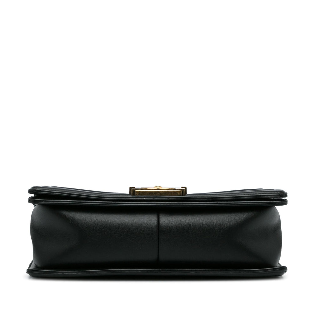 Chanel Crest-Embellished Medium Boy Bag