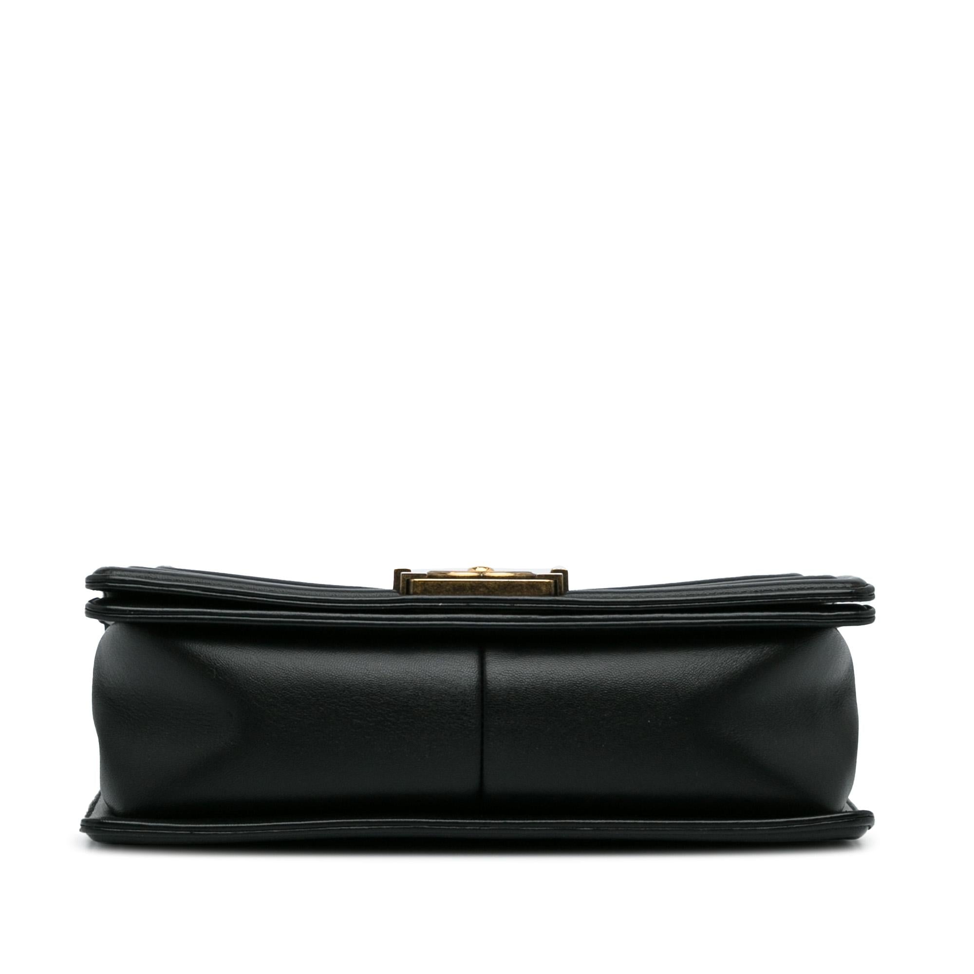 Chanel Crest-Embellished Medium Boy Bag