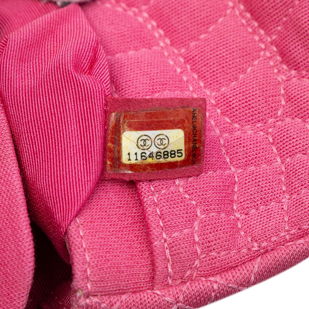 Chanel Croc Quilted Jersey Reissue 2.55 East West Double Flap