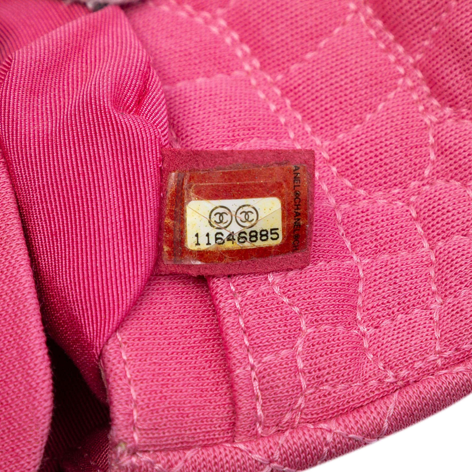 Chanel Croc Quilted Jersey Reissue 2.55 East West Double Flap