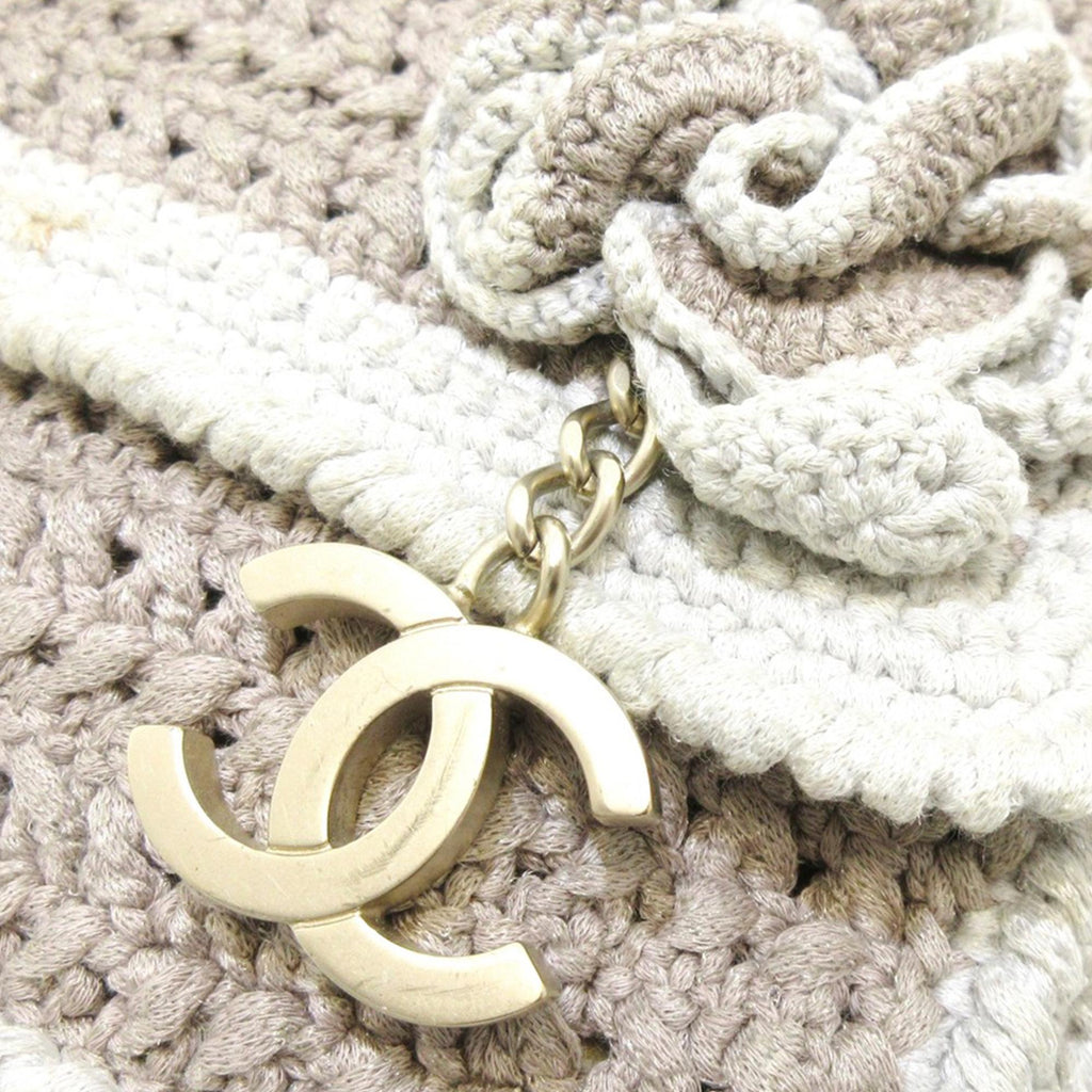 Chanel Crochet Camellia Flap (SHG-zv45xL)