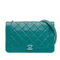 Chanel Crumpled Calfskin Bi Quilted Vintage Full Flap (SHG-KJPe6B)