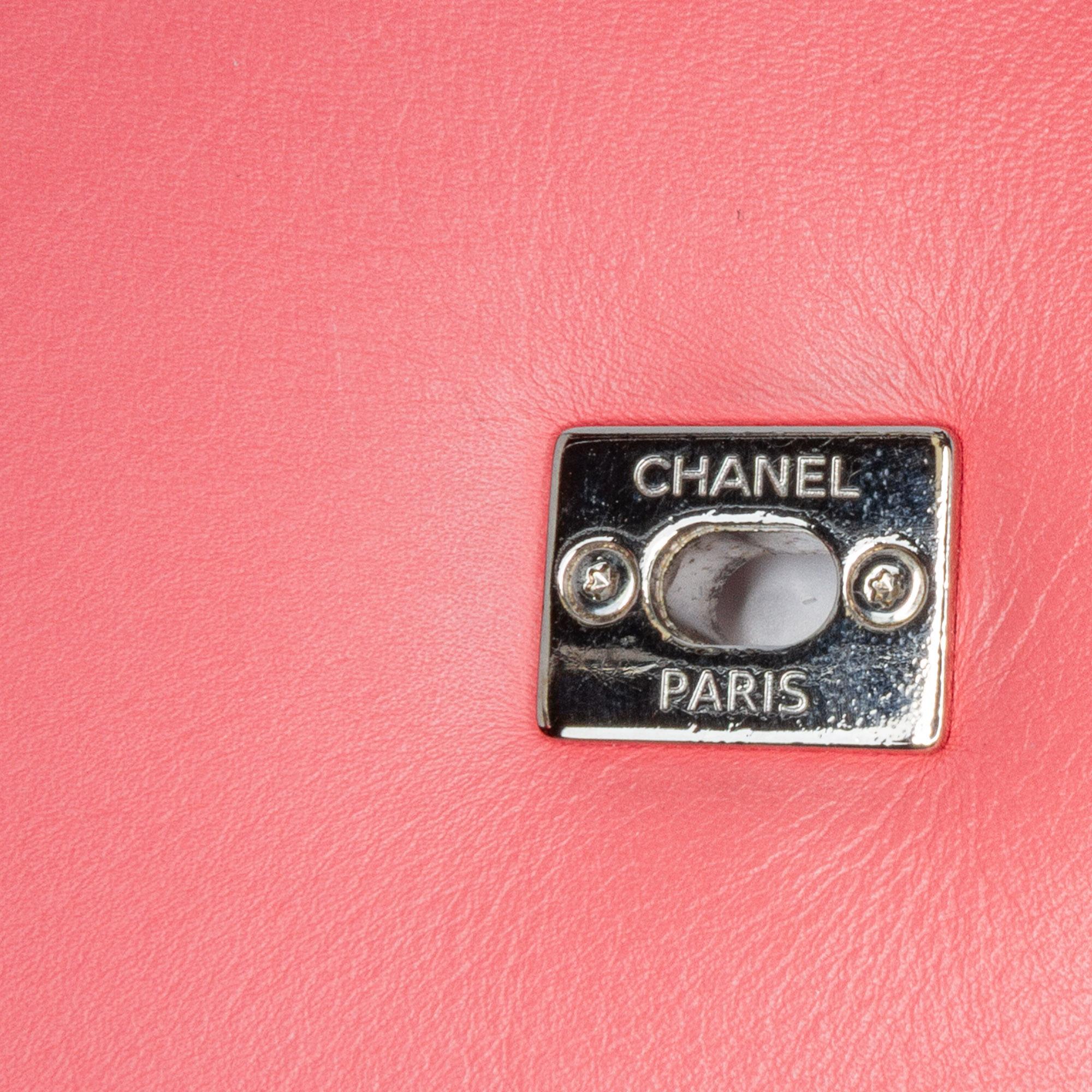 Chanel Crumpled Calfskin Bi Quilted Vintage Full Flap