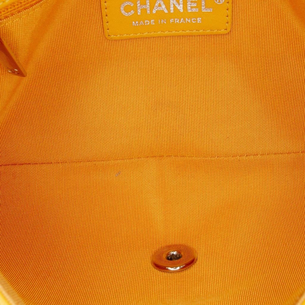 Chanel Crumpled Calfskin Bi Quilted Vintage Full Flap