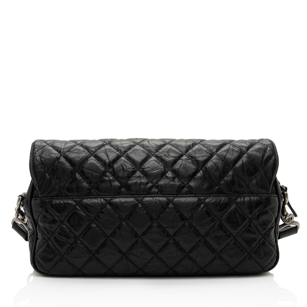 Chanel Crumpled Calfskin Casual Rock Medium Flap Bag (SHF-UREPyS)