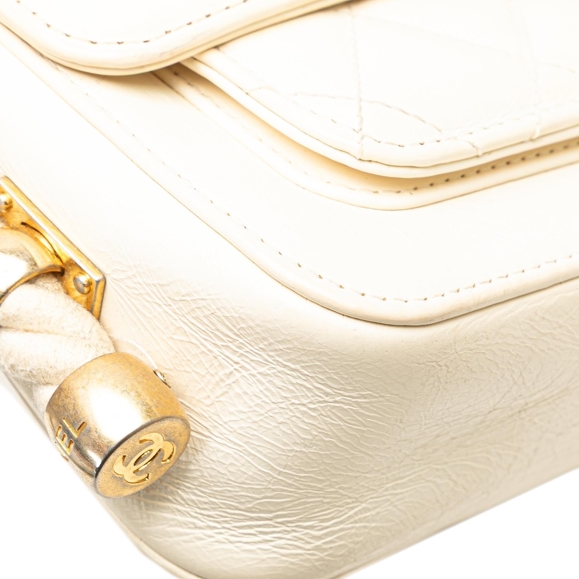 Chanel Crumpled Calfskin En Vogue Rope Flap