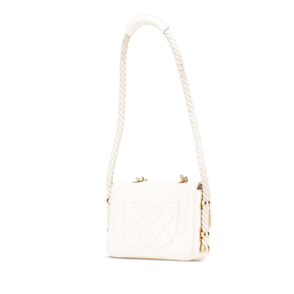 Chanel Crumpled Calfskin En Vogue Rope Flap