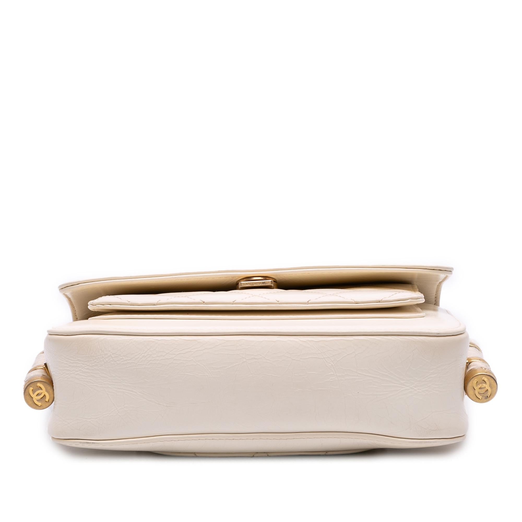 Chanel Crumpled Calfskin En Vogue Rope Flap