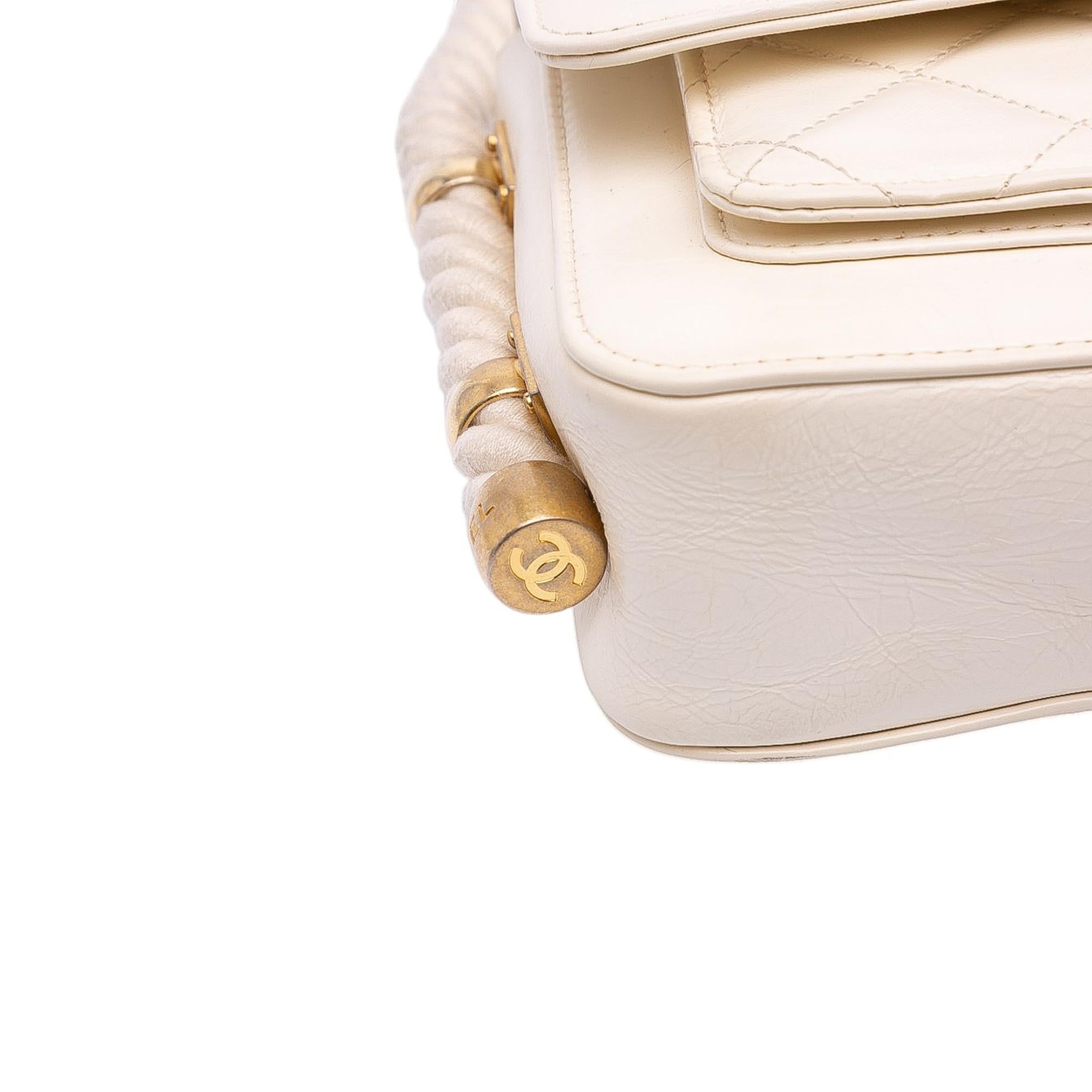 Chanel Crumpled Calfskin En Vogue Rope Flap