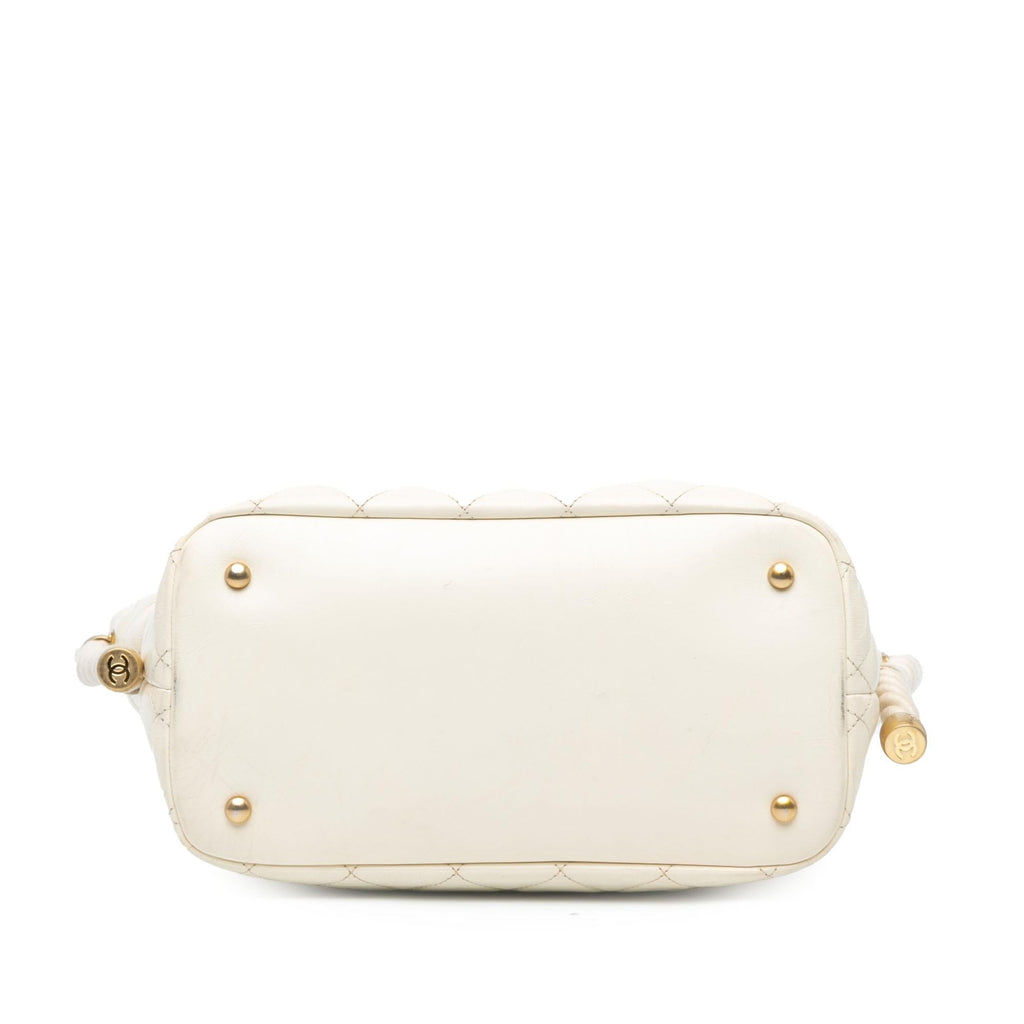 Chanel Crumpled Calfskin En Vogue Rope Satchel (SHG-YyDuG5)