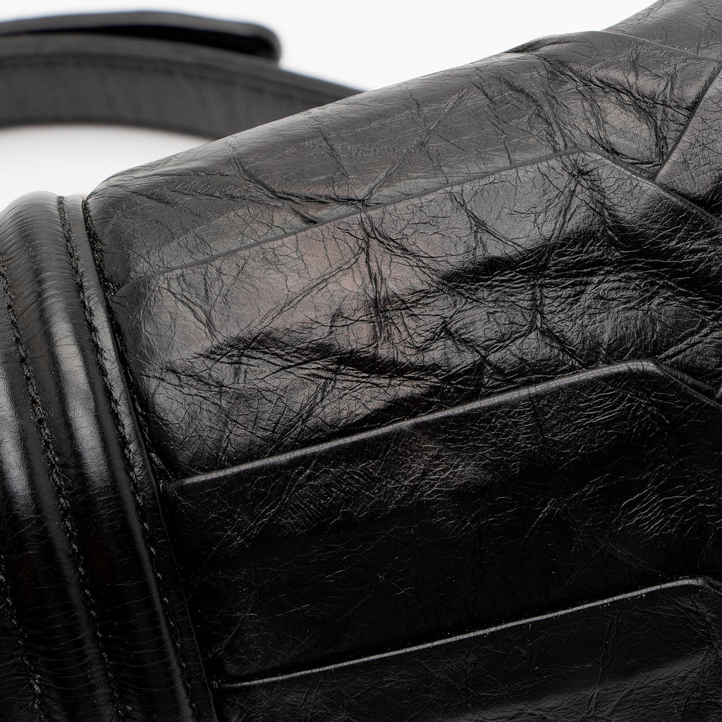 Chanel Crumpled Calfskin Old Medium Boy Bag