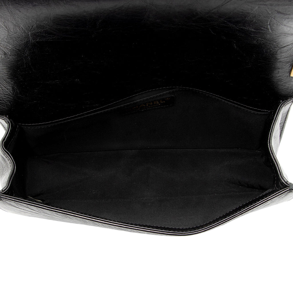 Chanel Crumpled Calfskin Old Medium Boy Bag