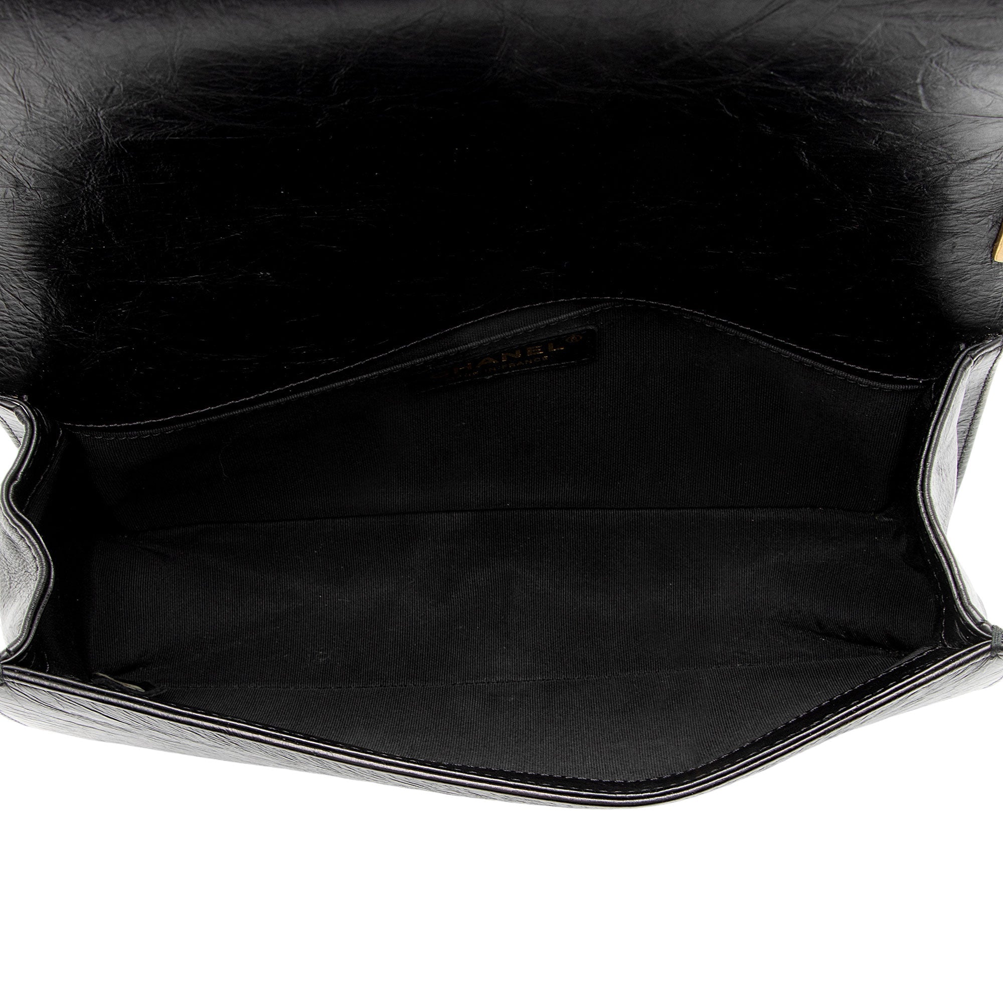 Chanel Crumpled Calfskin Old Medium Boy Bag