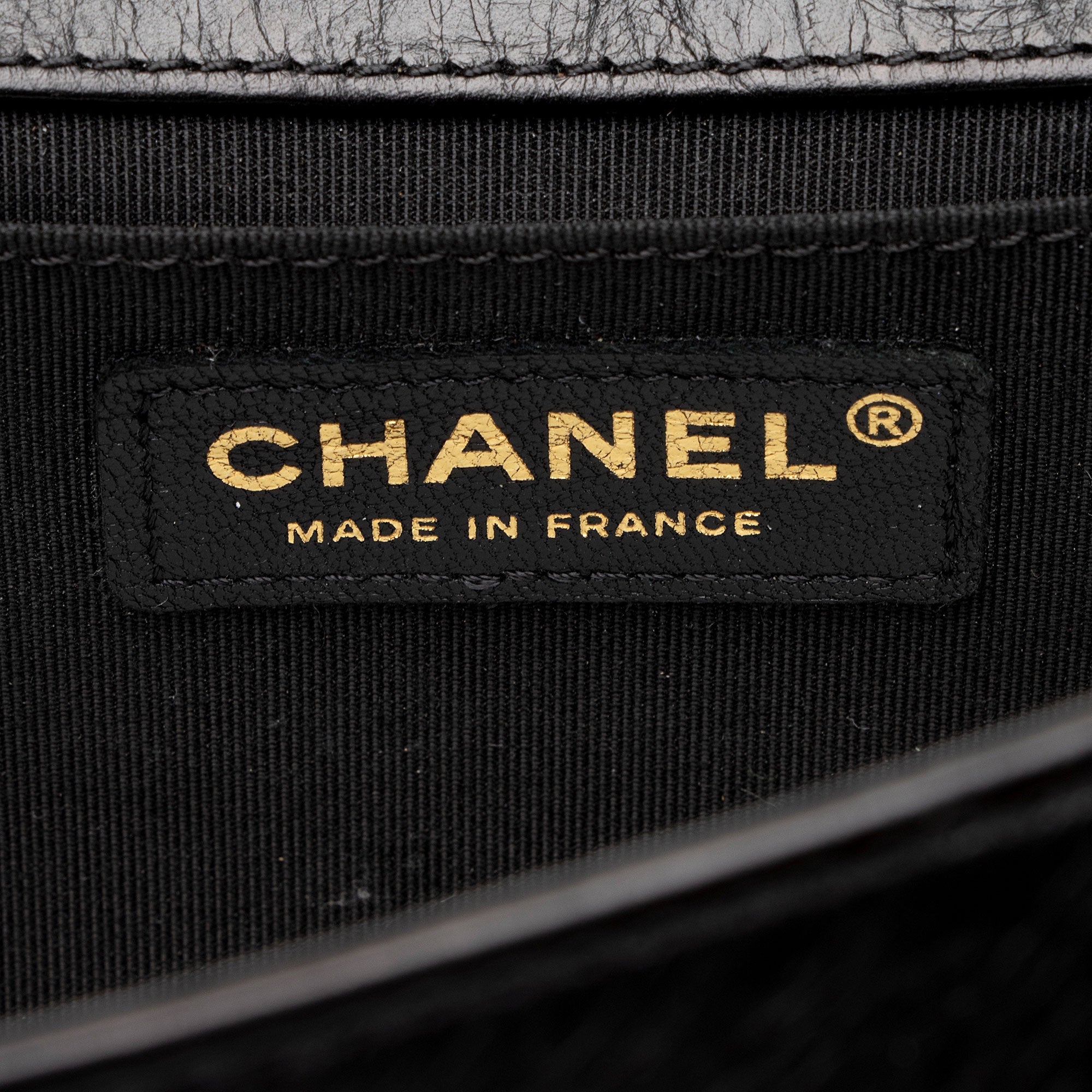 Chanel Crumpled Calfskin Old Medium Boy Bag
