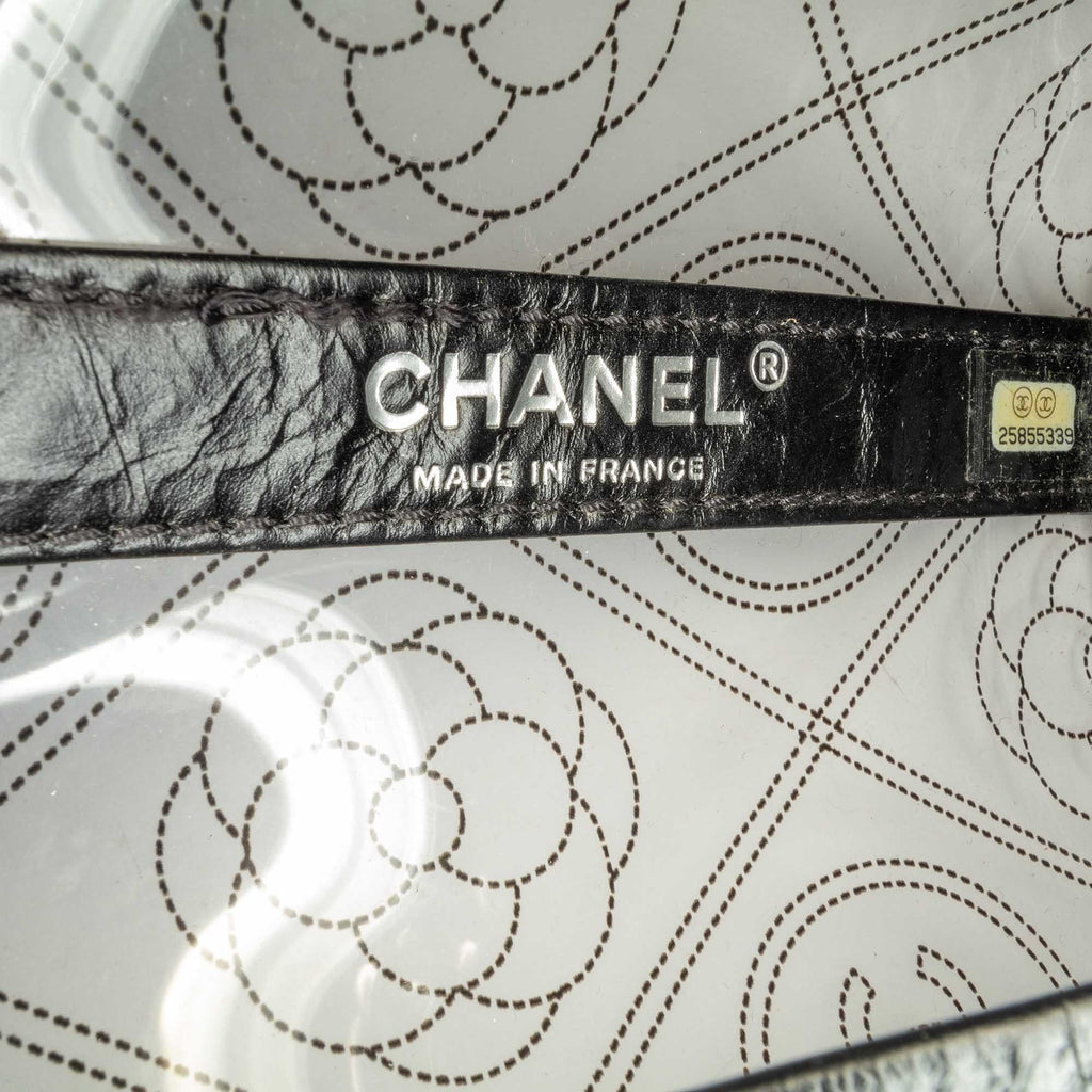Chanel Crumpled Calfskin PVC Camellia Bucket (SHG-i0Pshh)