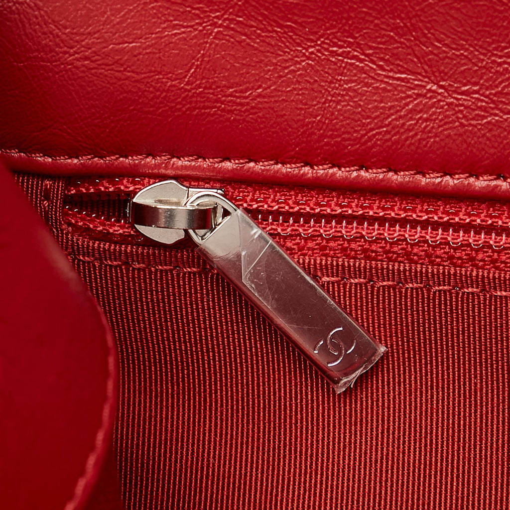 Chanel Crumpled Chain All Over Flap