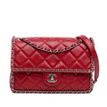 Chanel Crumpled Chain All Over Flap