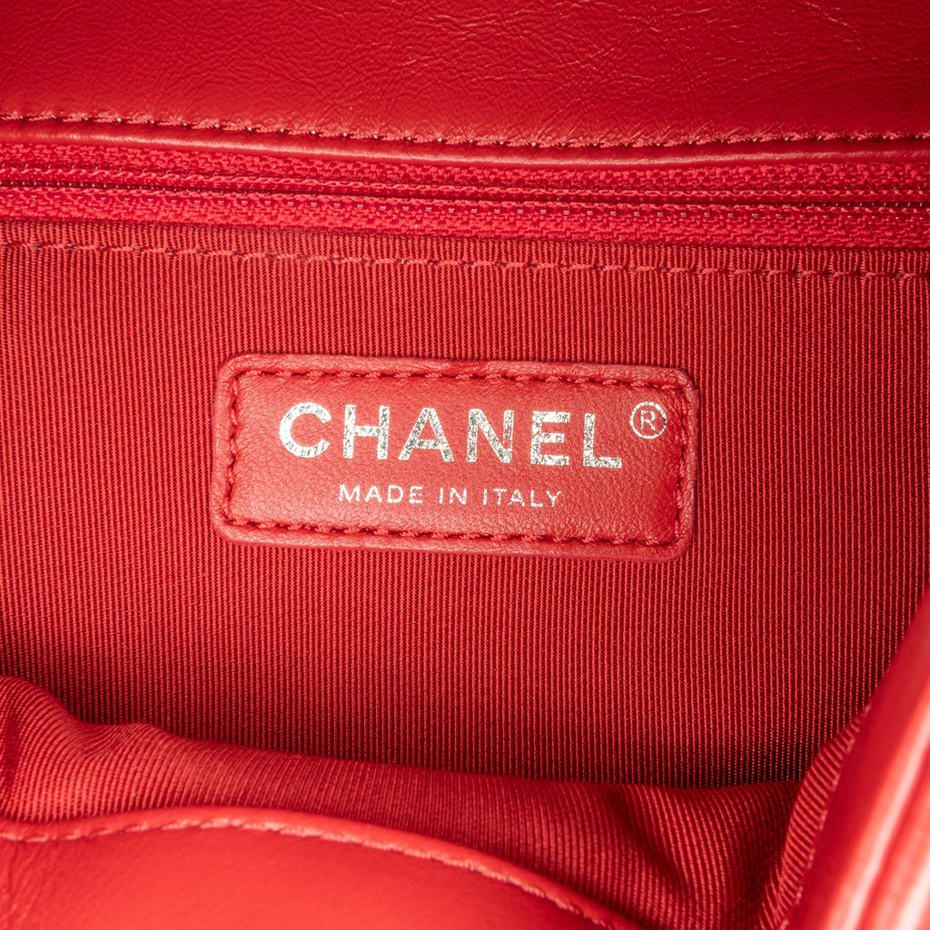 Chanel Crumpled Chain All Over Flap
