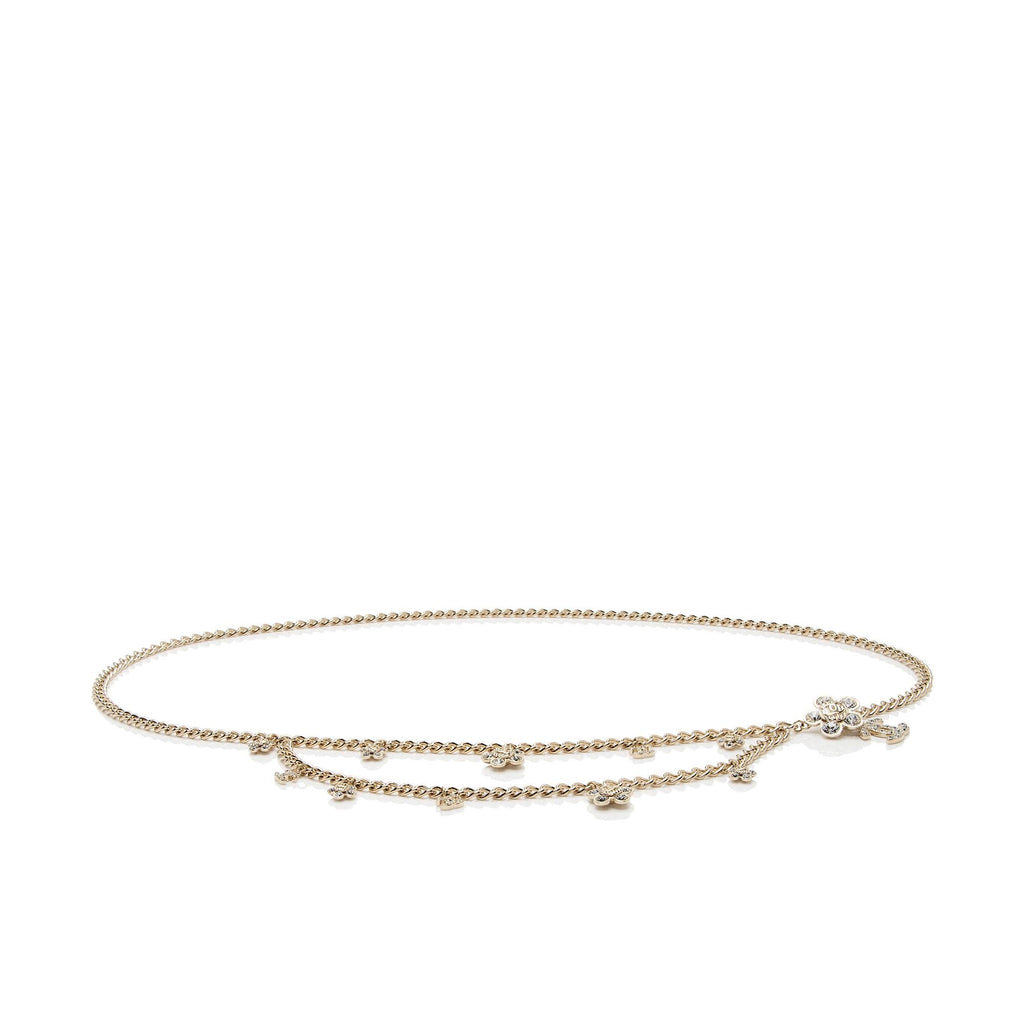 Chanel Crystal CC Flower Chain Belt - Size OS (SHF-ahFxQv)