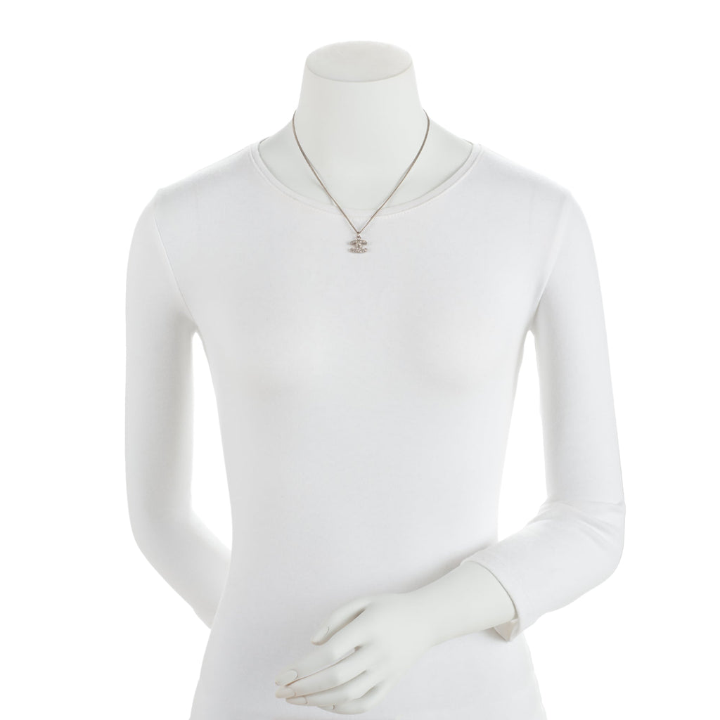 Chanel Crystal CC Necklace