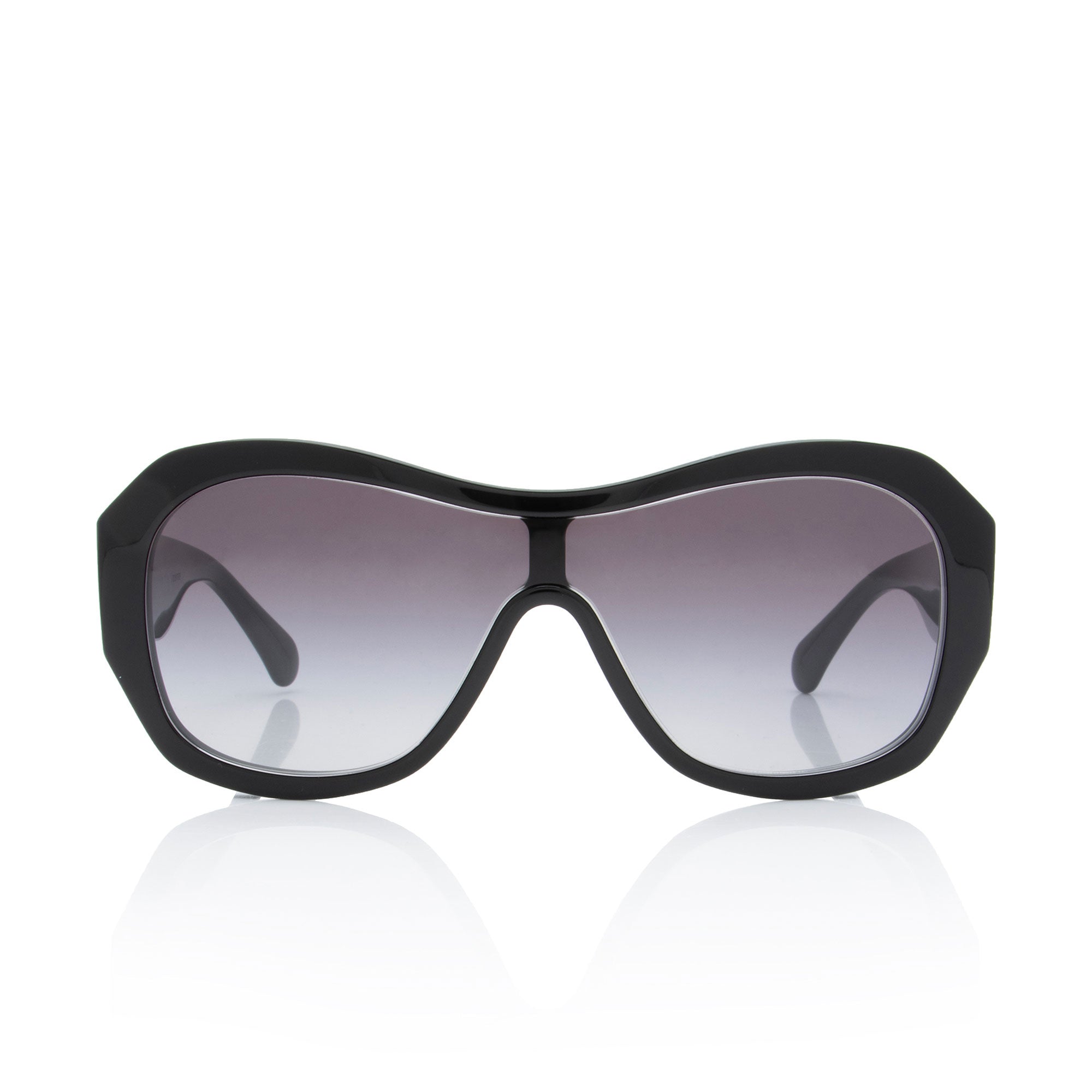 Chanel Crystal CC Shield Sunglasses