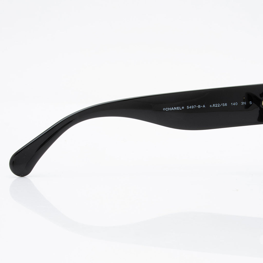 Chanel Crystal CC Shield Sunglasses
