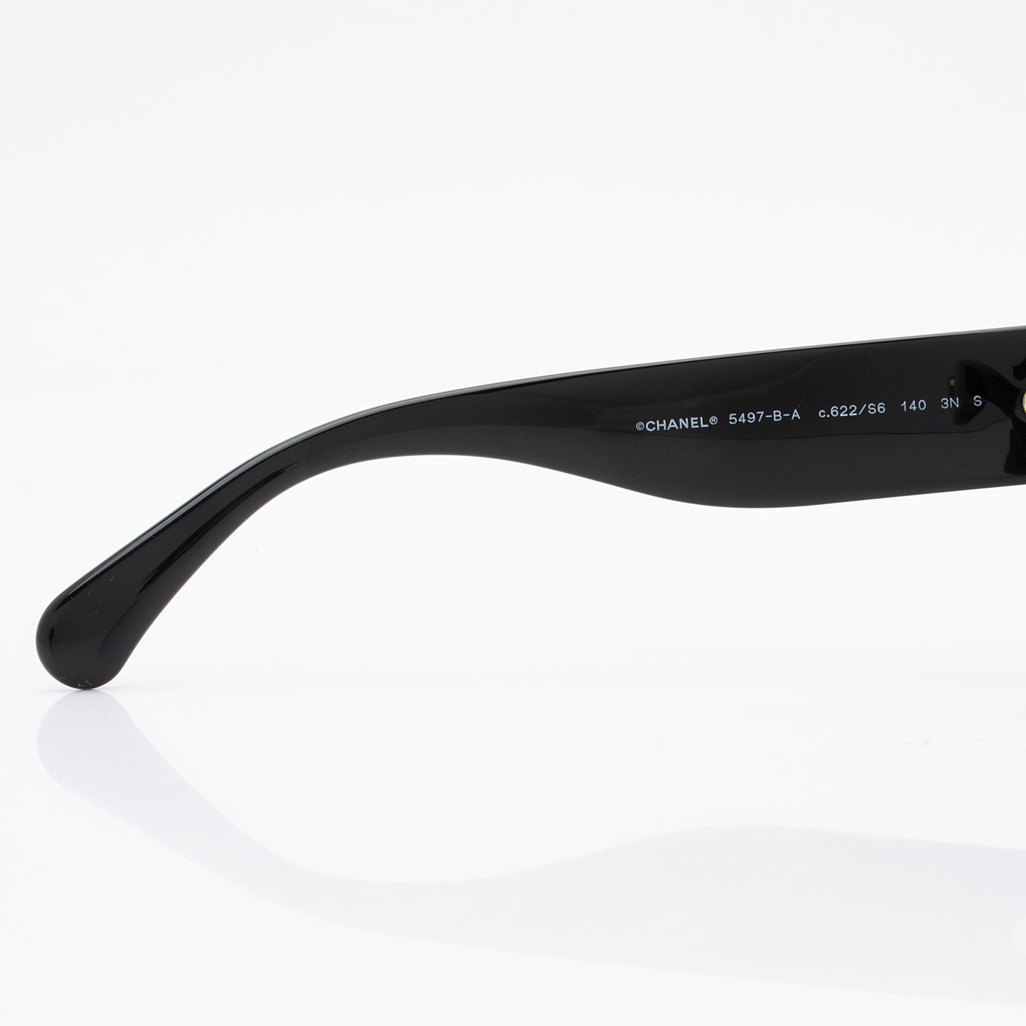 Chanel Crystal CC Shield Sunglasses
