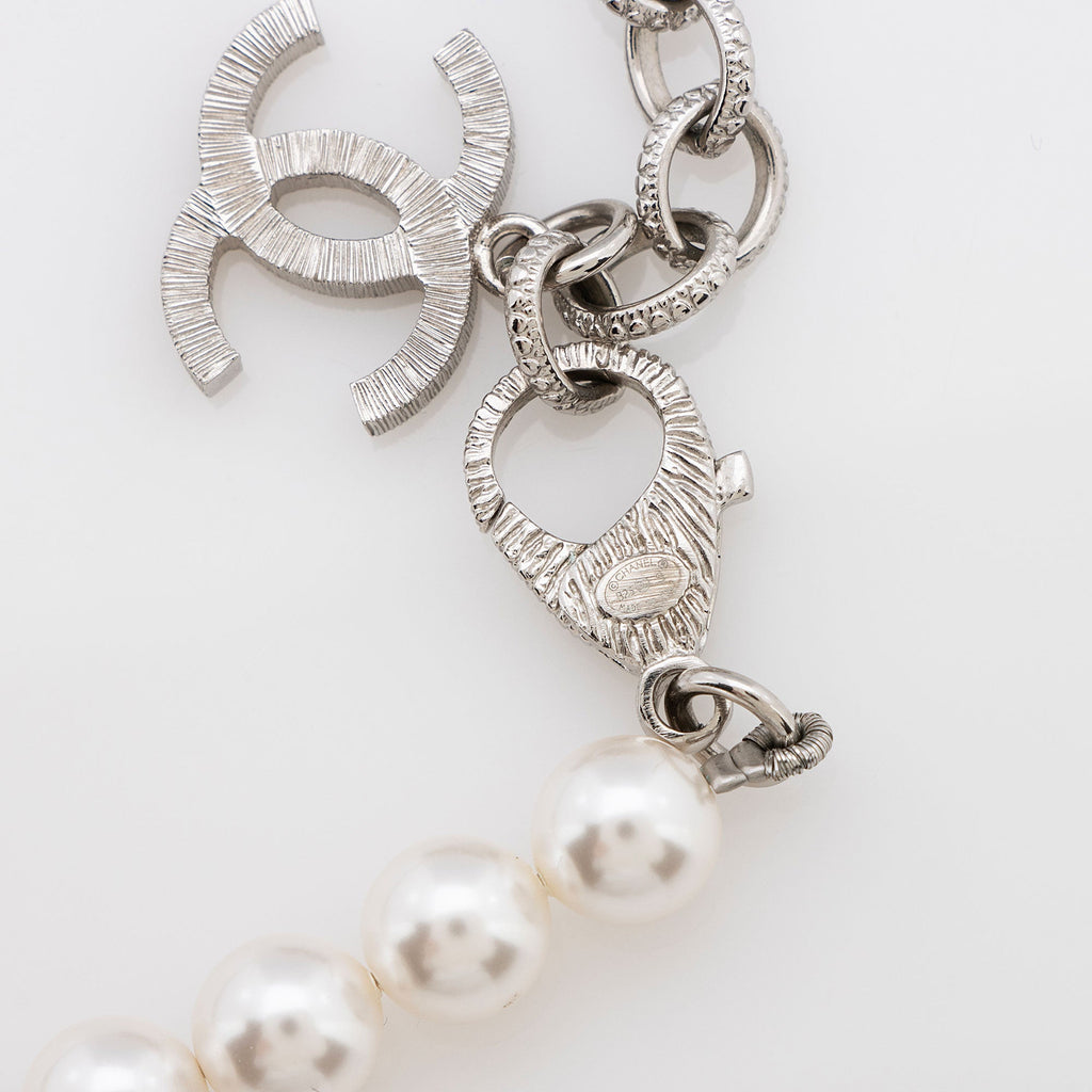 Chanel Crystal Pearl CC Choker