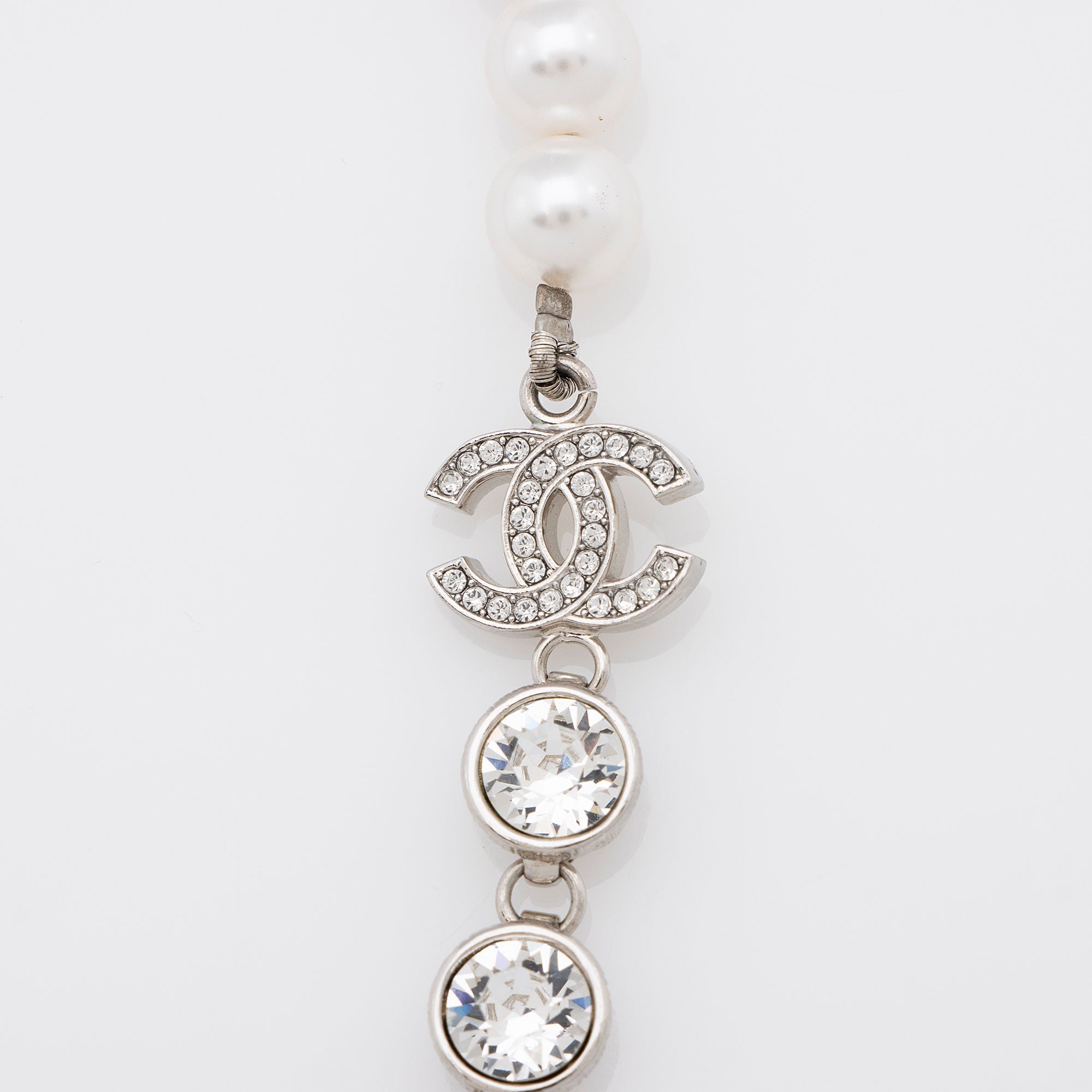 Chanel Crystal Pearl CC Choker