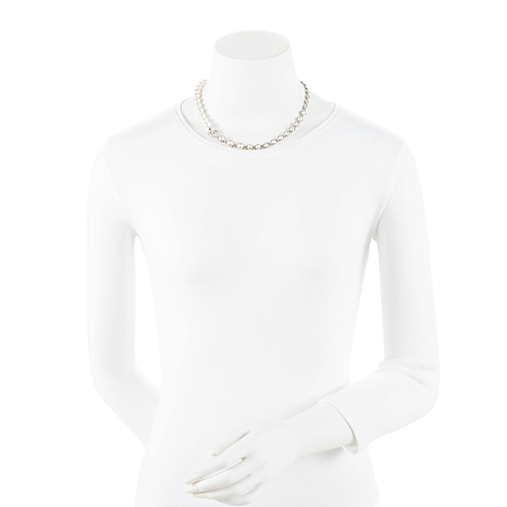 Chanel Crystal Pearl CC Choker