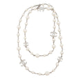 Chanel Crystal Pearl CC Long Necklace