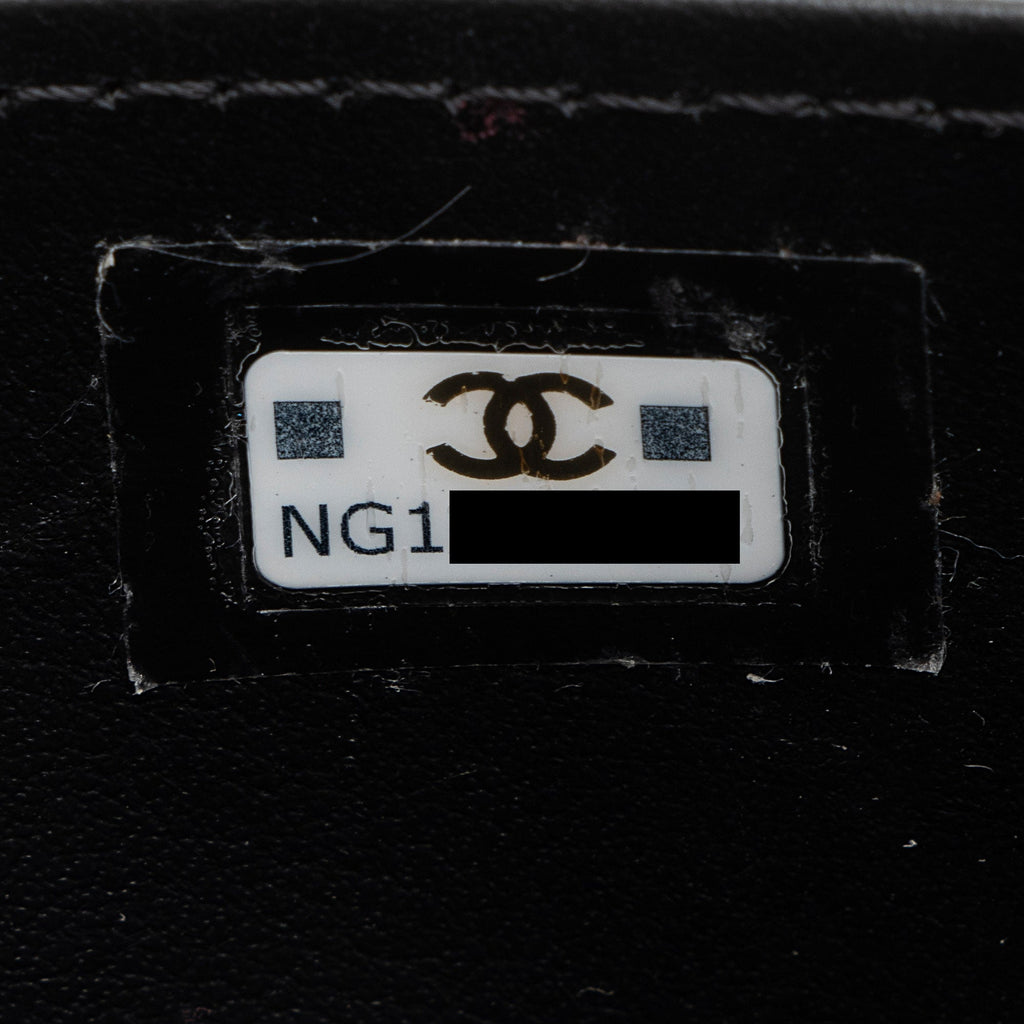 Chanel Crystal Satin Mini Chain Crossbody
