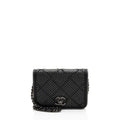 Chanel Crystal Satin Mini Chain Crossbody