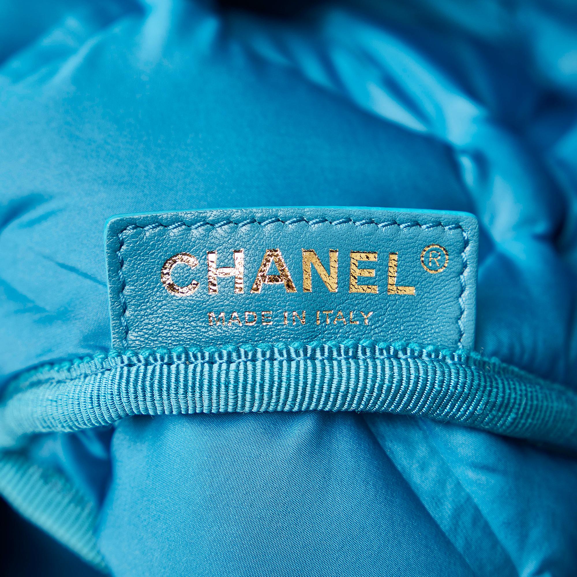 Chanel Cuba Chesterfield Tweed Drawstring Bucket Bag (SHG-cXRn1b)