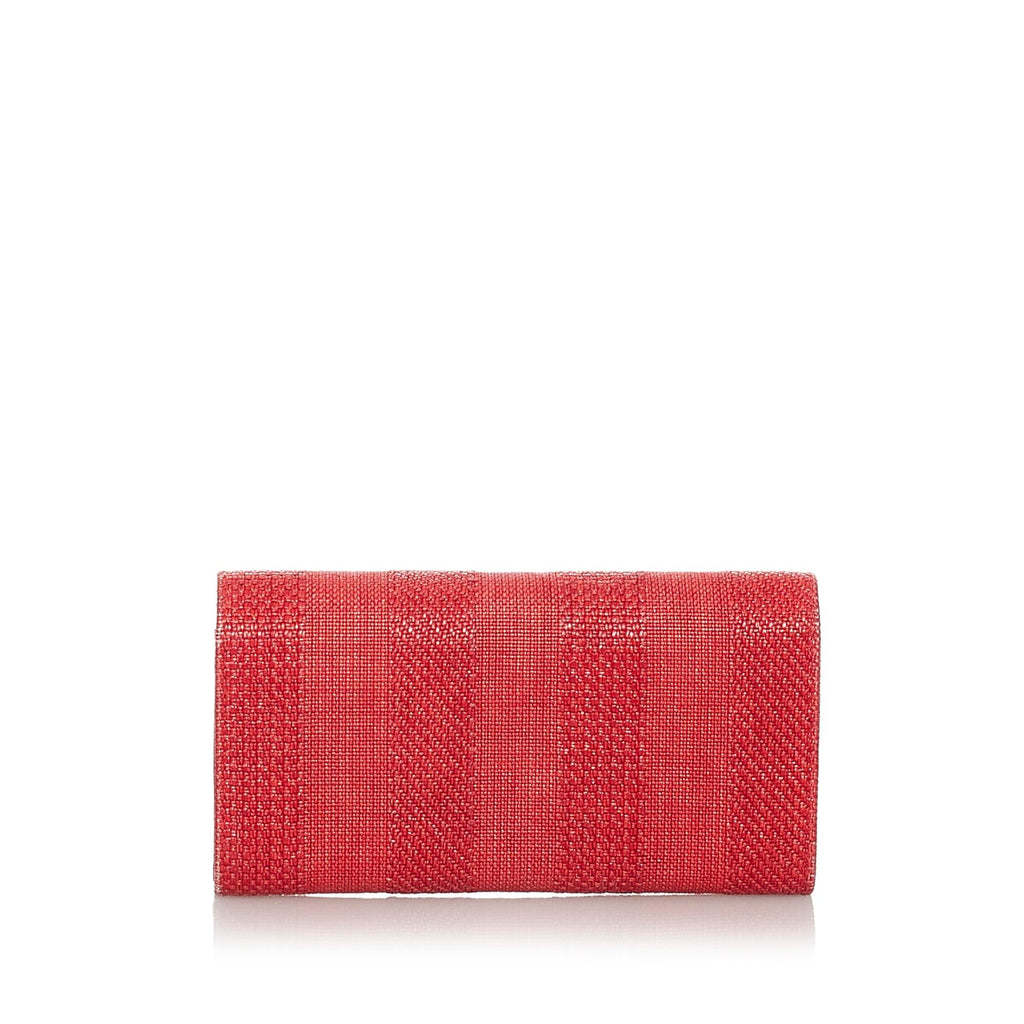Chanel Deauville Tweed Long Wallet (SHG-29754)