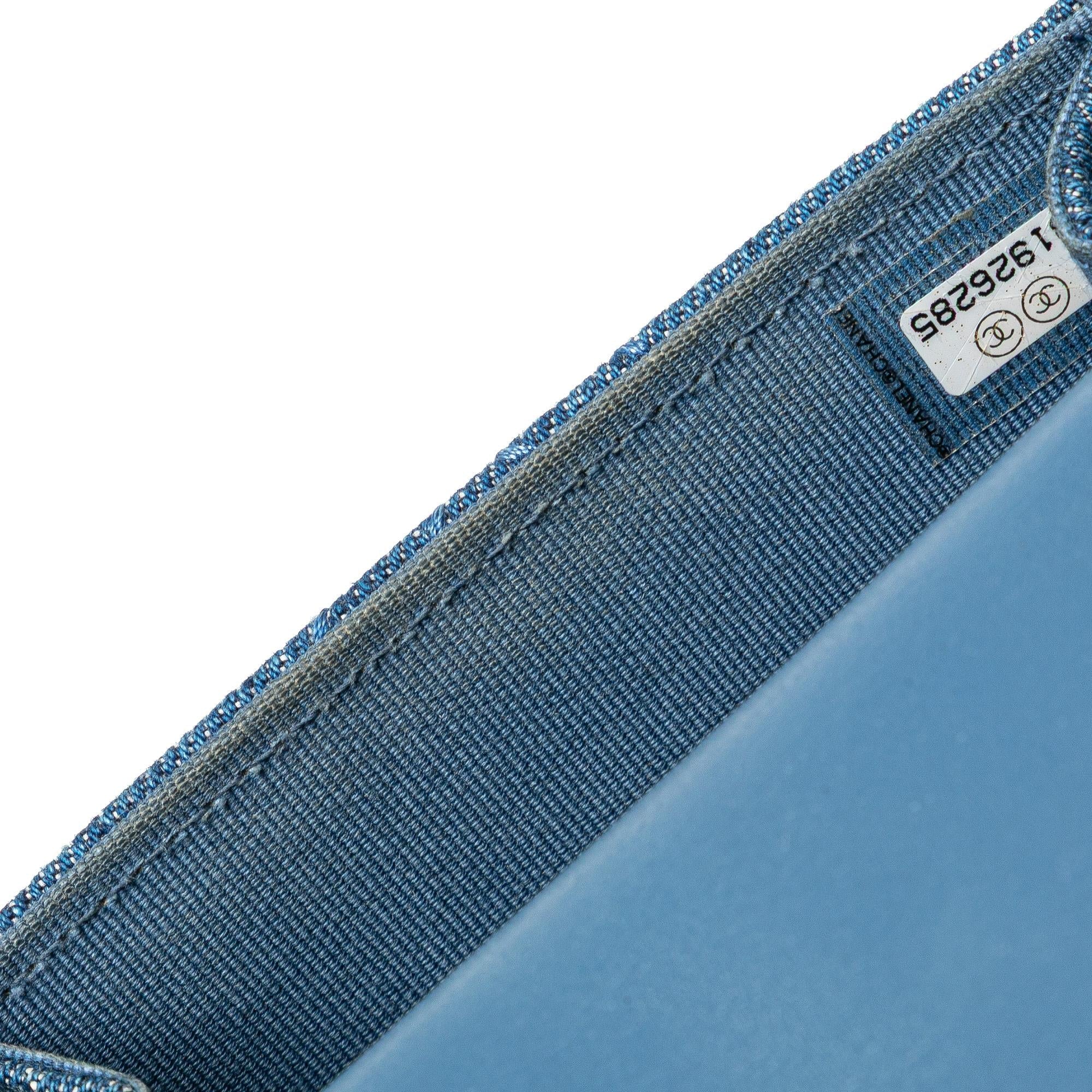 Chanel Denim 19 Phone Holder with Chain